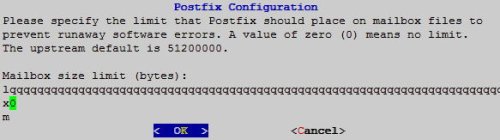 Postfix Configuration - Quota
