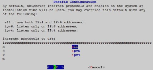 Postfix Configuration - Interfaces