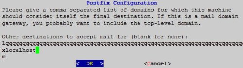 Postfix Configuration - Final destination domain name