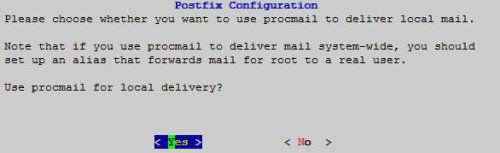 Postfix Configuration - Procmail