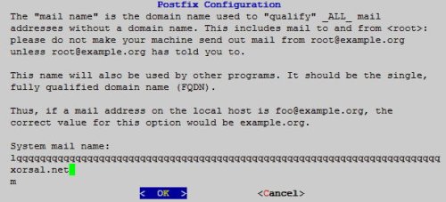 Postfix Configuration - FQDN